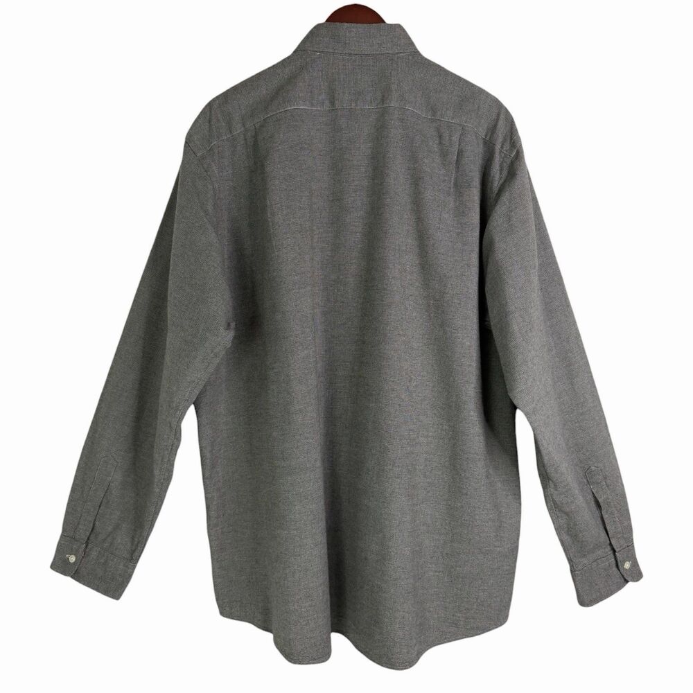 Vtg Polo Ralph Lauren Westerton Mens XXL Gray Birdseye Cotton Button Down Shirt - Picture 4 of 11